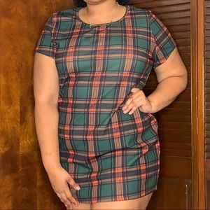 Plaid Mini Dress